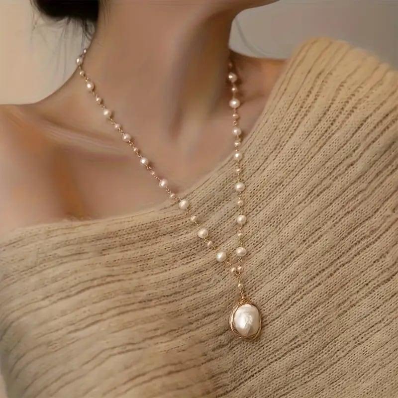 Muse Pearl Drop Necklace(ミューズパールドロップネックレス)