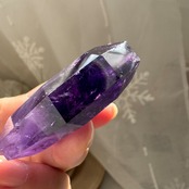 アメジスト*ハートファセットカット*231206*天然石カービング*天然石インテリア*置き物*インテリアストーン
