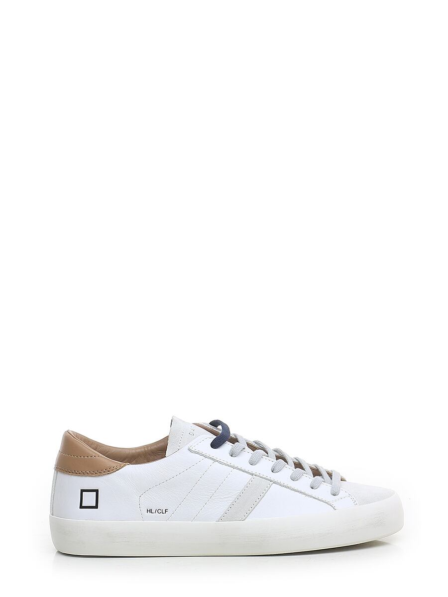 D.A.T.E. スニーカー メンズ White/cuoio HL-CA-WI