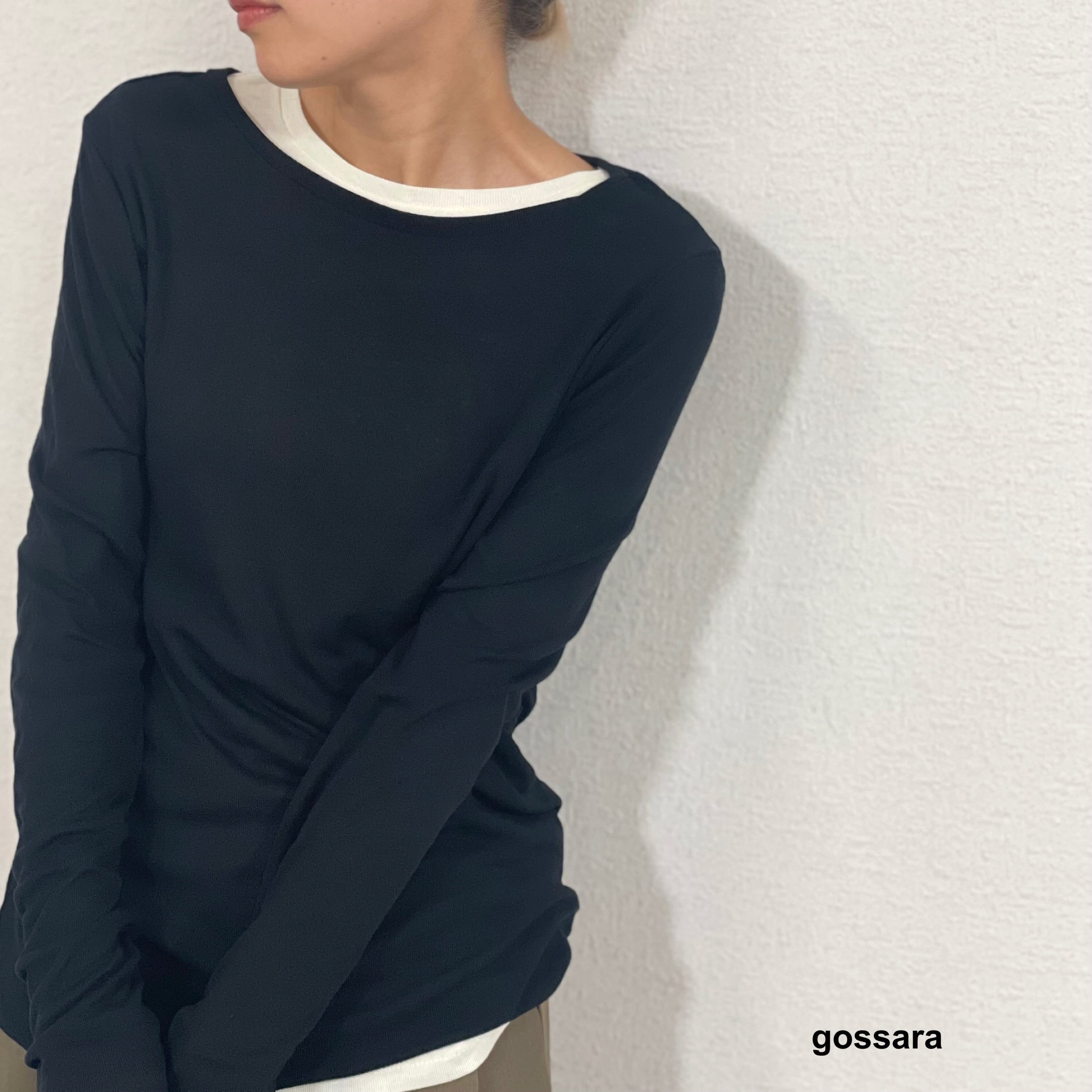 シアーフライスボートネックPO 5671900 (0829) | gossara(ゴサラ)