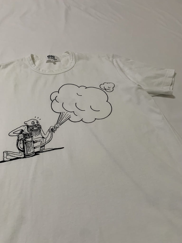 Design Short Sleeve Print T-Shirt "COMME des GARÇONS JUNYA WATANABE MAN"