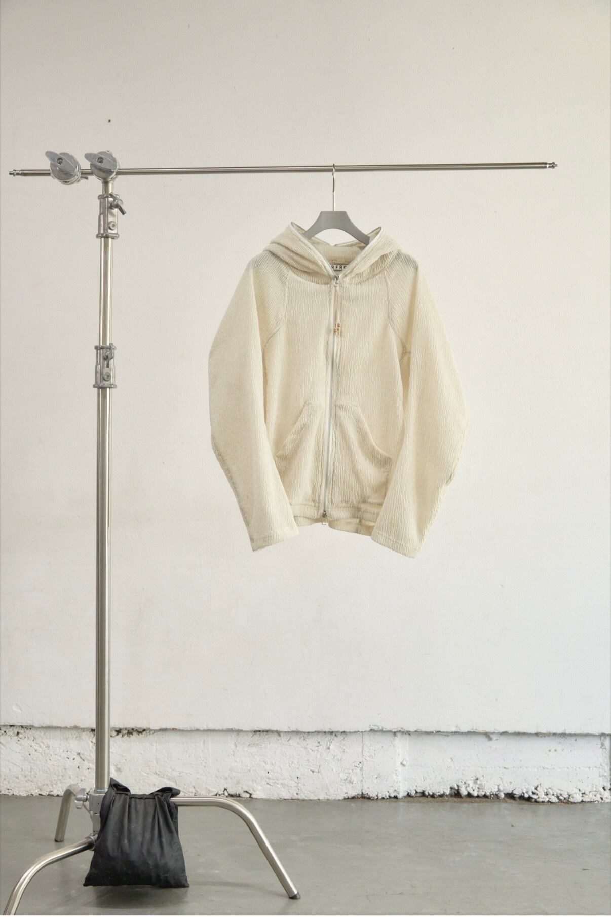 【NVRFRGT】Semi Sheer Full Zip Up Hoodie 2 SEMI SHEER FULL ZIP UP HOODIE｜NVRFRGT