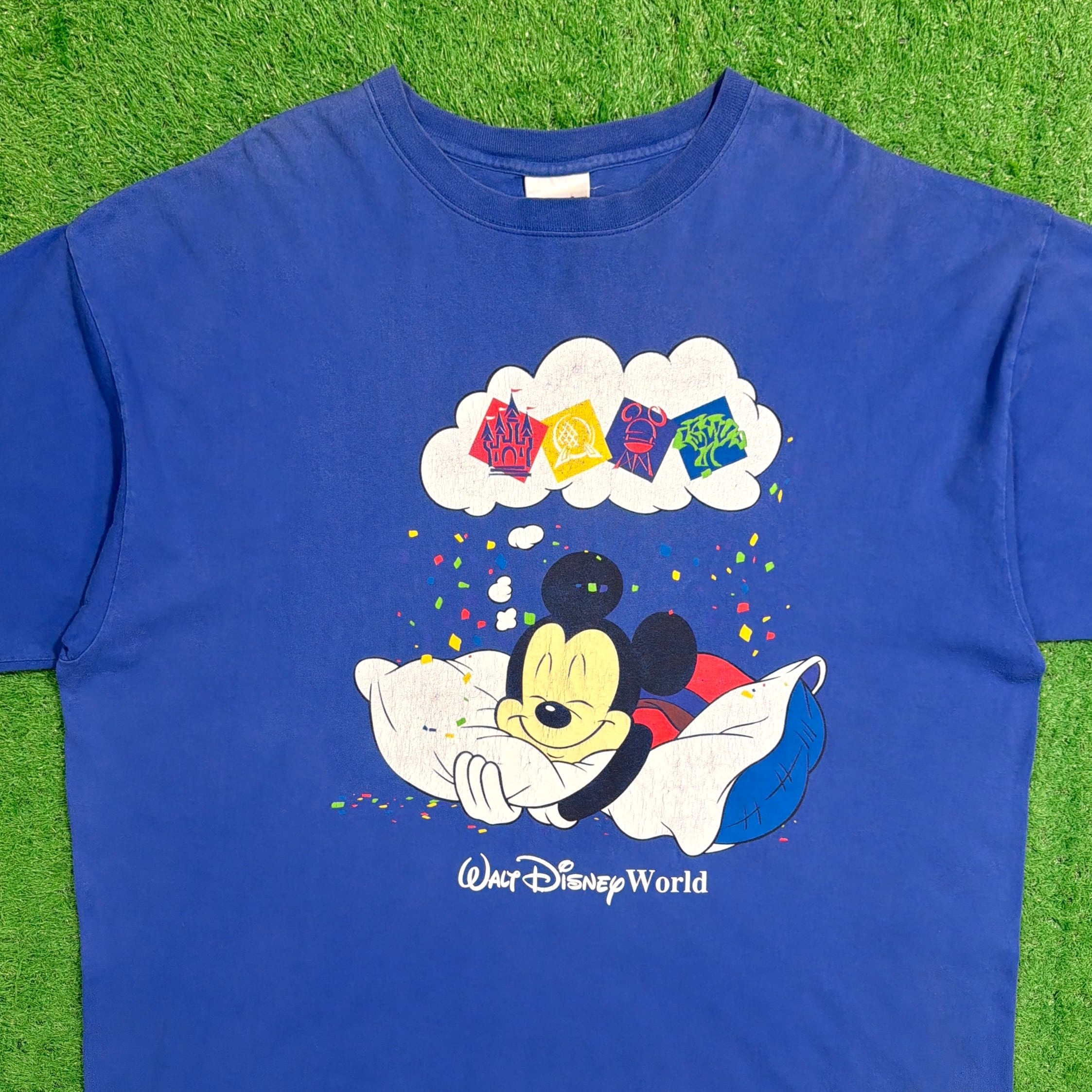 Men's】 90s Disney ミッキー イラスト Tシャツ / アメリカ製 USA製 90