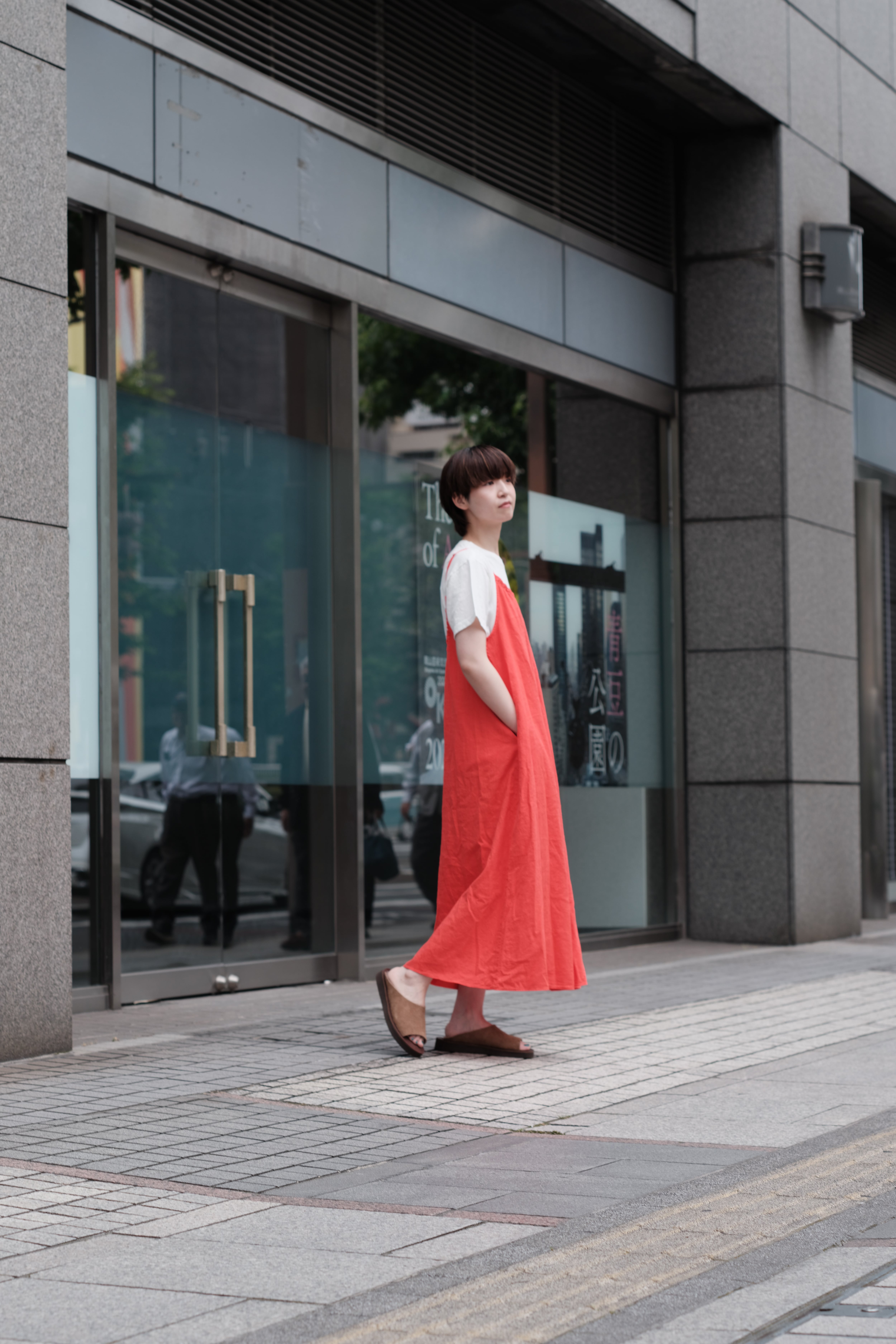 maillot】 linen rich cami OP | theater(シアター)