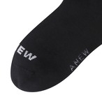 ANEW WOMEN SIGNATURE JACQUARD KNEE SOCKS [サイズ: F (AGDUWSC05BKF)] [カラー: BLACK]