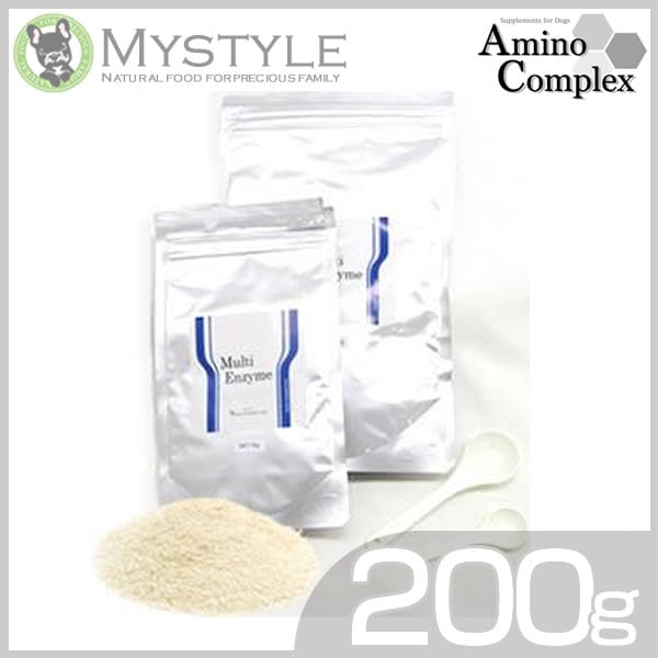 アミノコンプレックス サプリメント マルチエンザイム 200g エンザイム 消化酵素 <br>(犬用 ペット用 犬用品)
