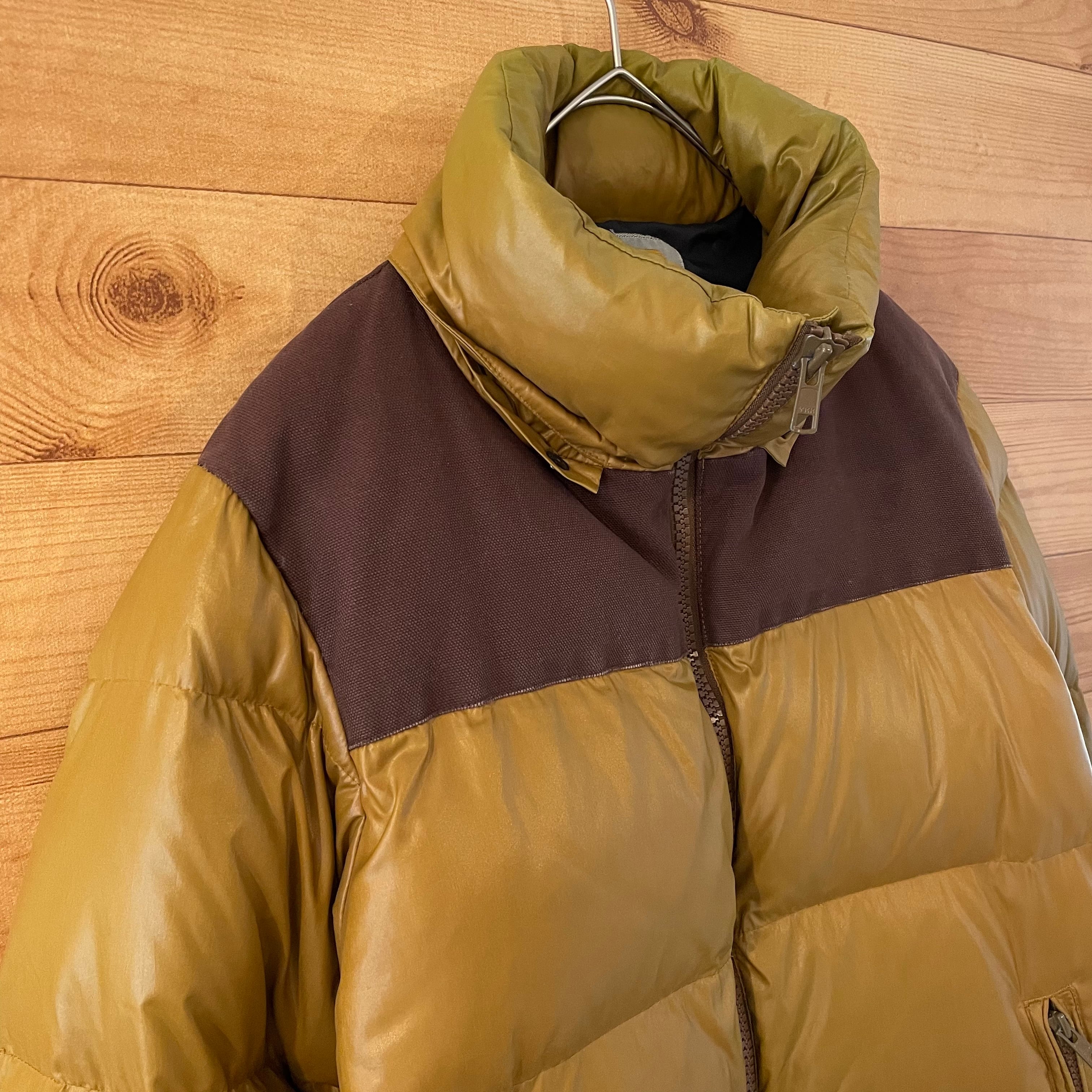 Carhartt ダウンジャケット ダック生地 ソファラッタコラボ 袖ロゴ カーハート L アメリカ古着 古着屋手ぶらがbest