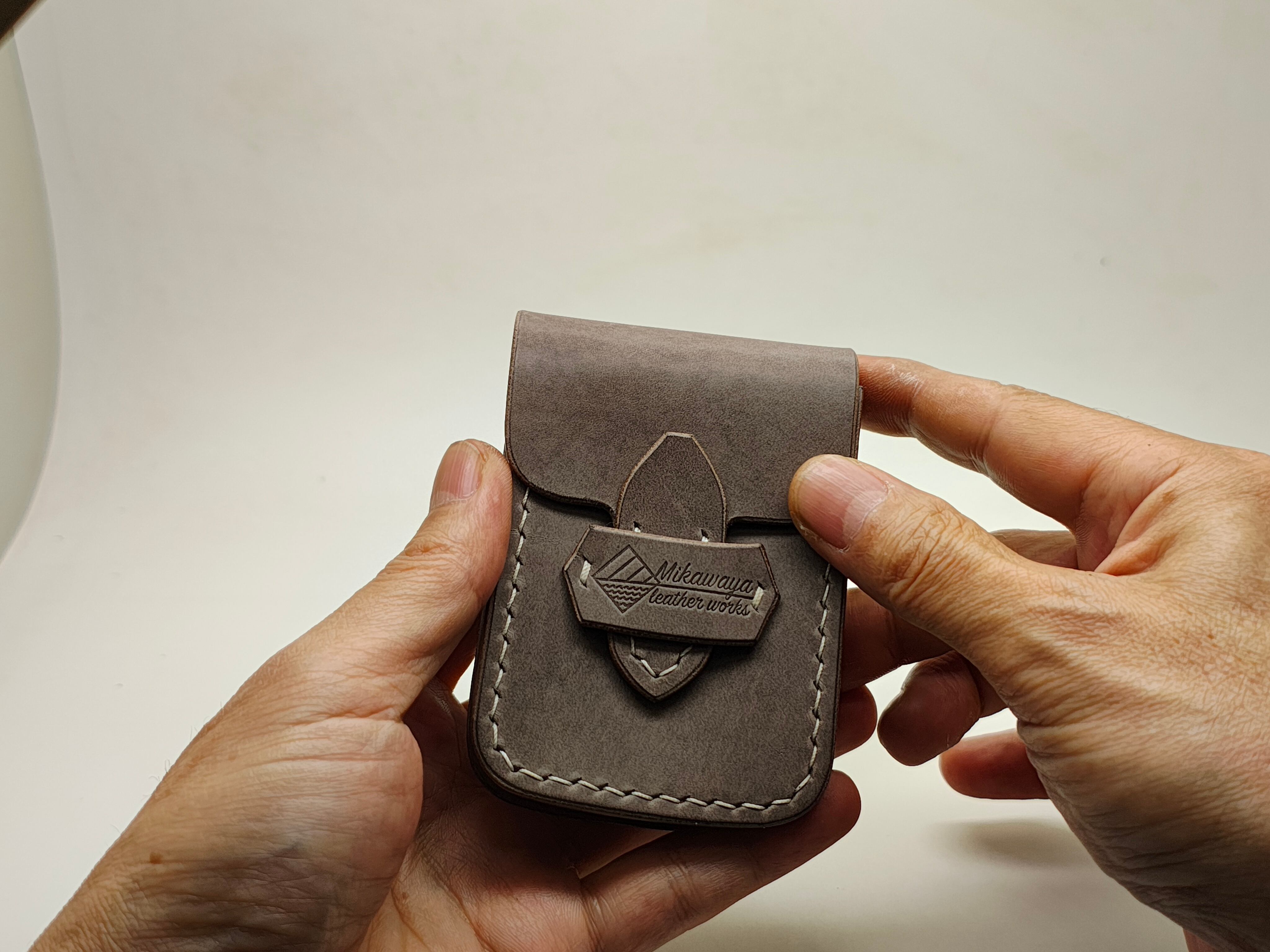 シャグケース シャグポーチ 手巻きタバコ | mikawaya leather works