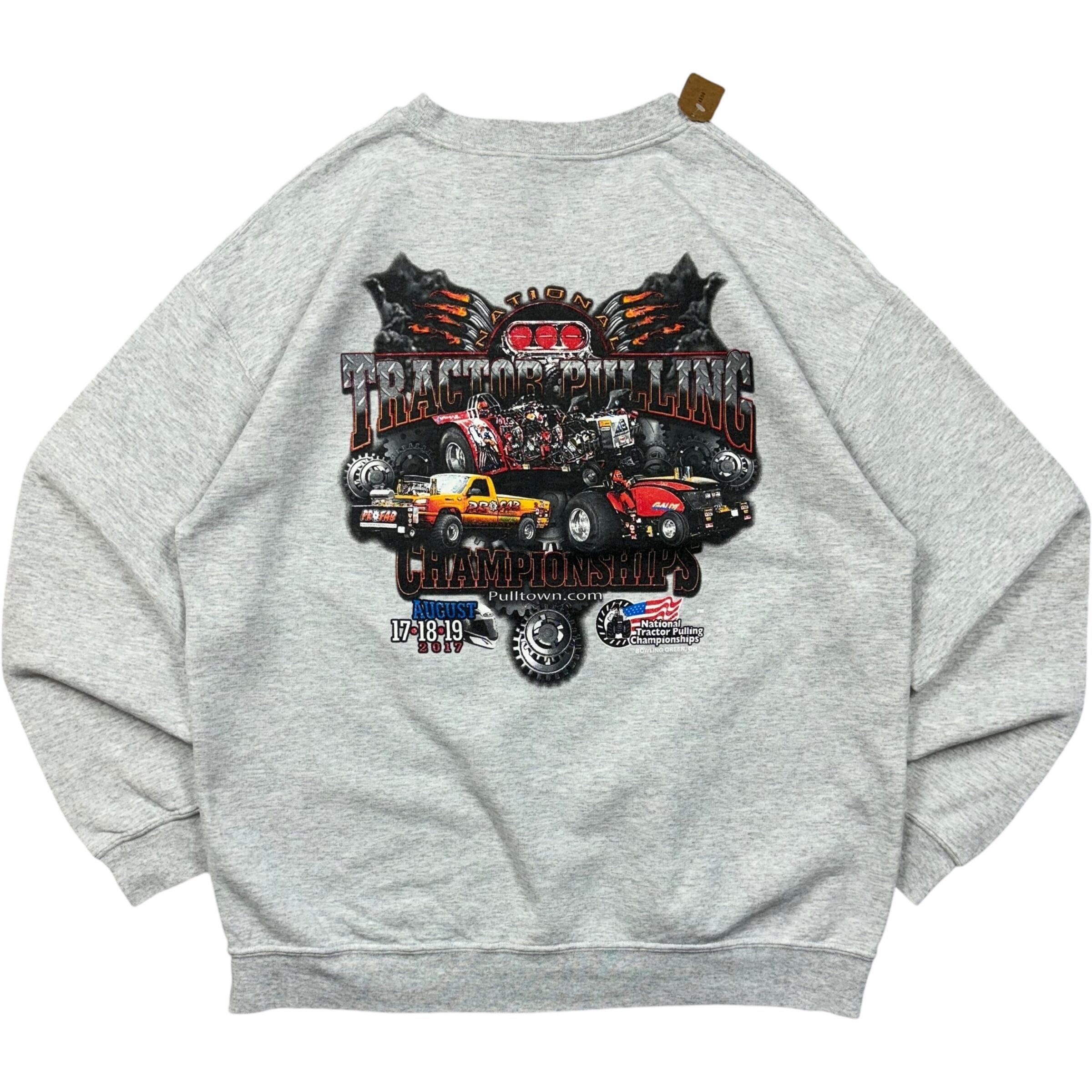 《L》GILDAN ギルダン NATIONAL TRACTOR PULLING Championships プリント スウェット No.4232