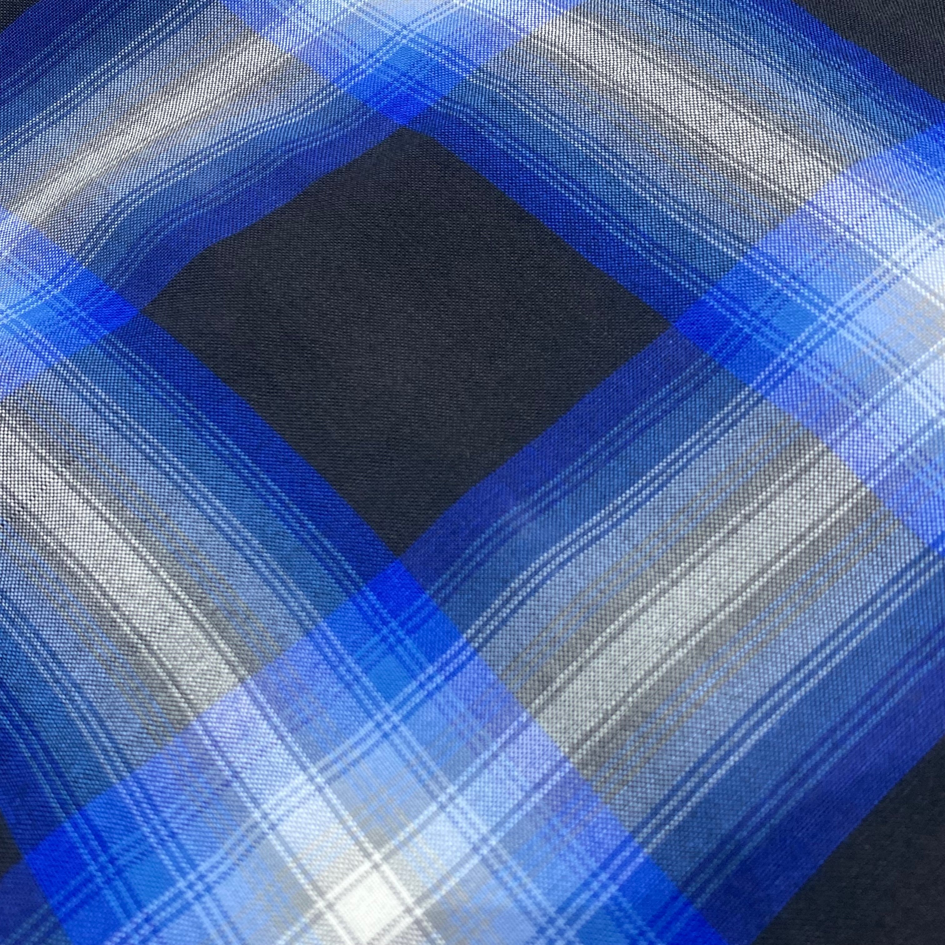 60s TOWNCRFT Ombre Check Rayon Shirt 60年代 タウンクラフト