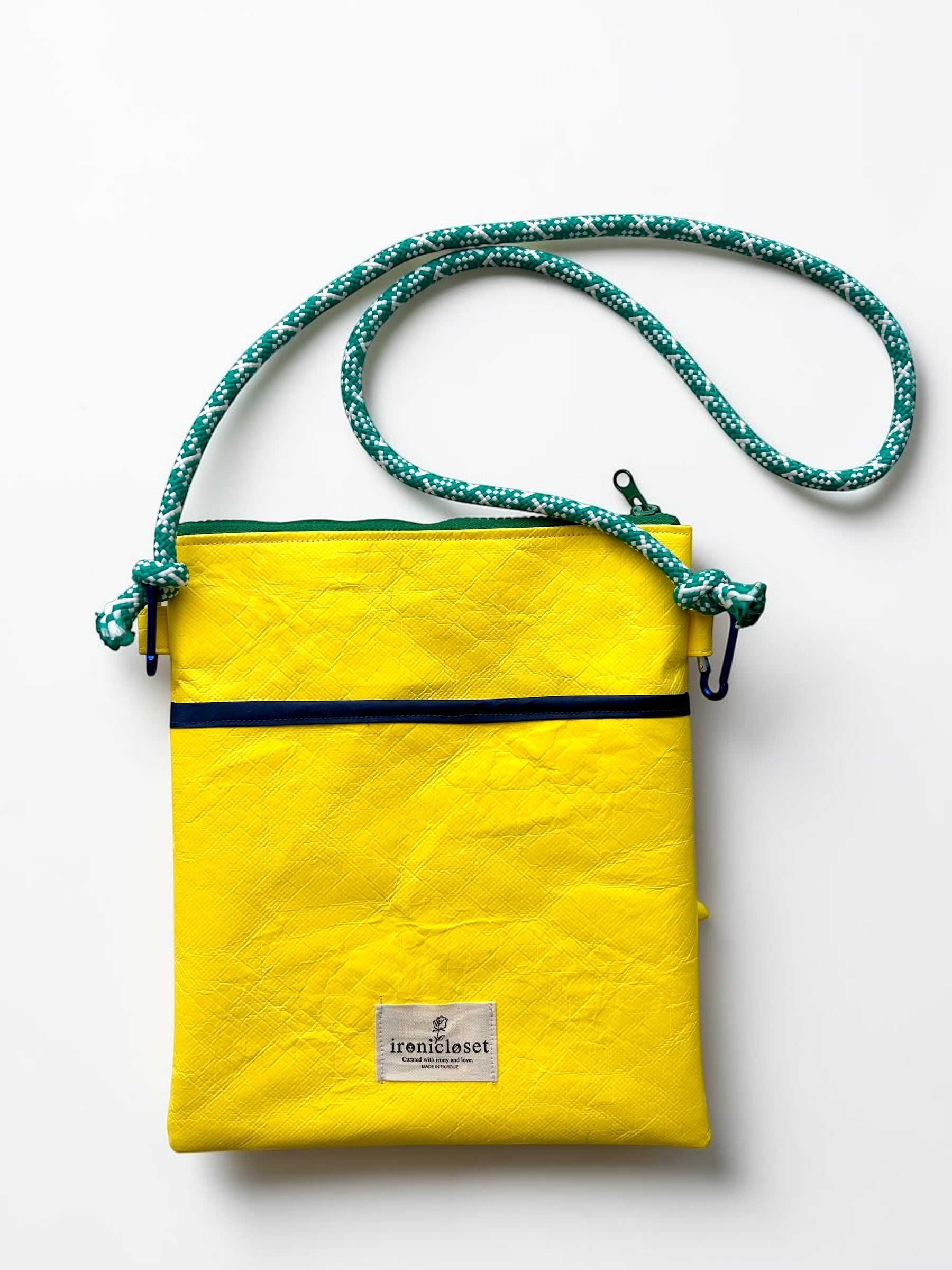 持ち歩く美術館』サコッシュ Yellow / No.19 | ironicloset