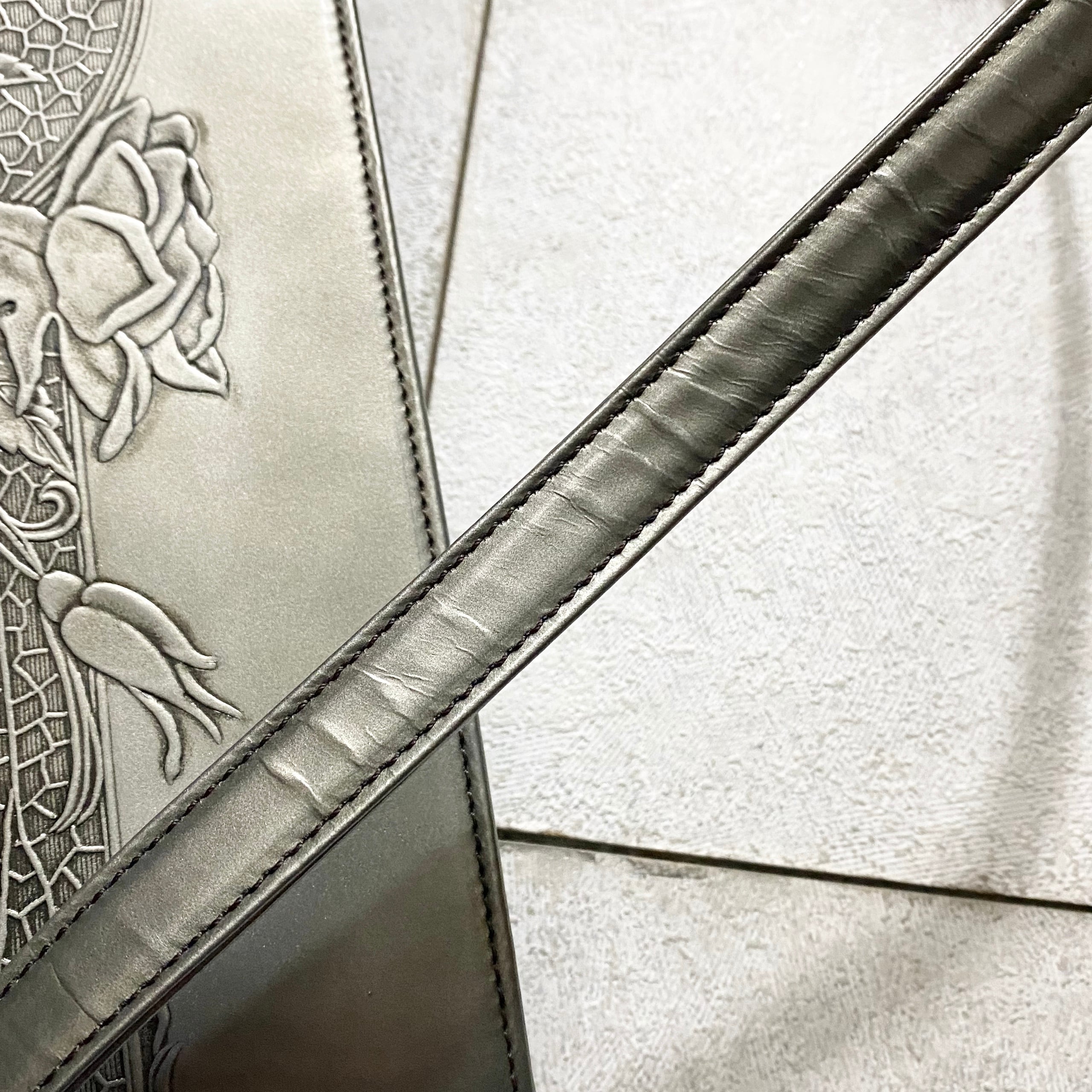 JEAN PAUL GAULTIER metallic bag “new rose” | NOIR ONLINE
