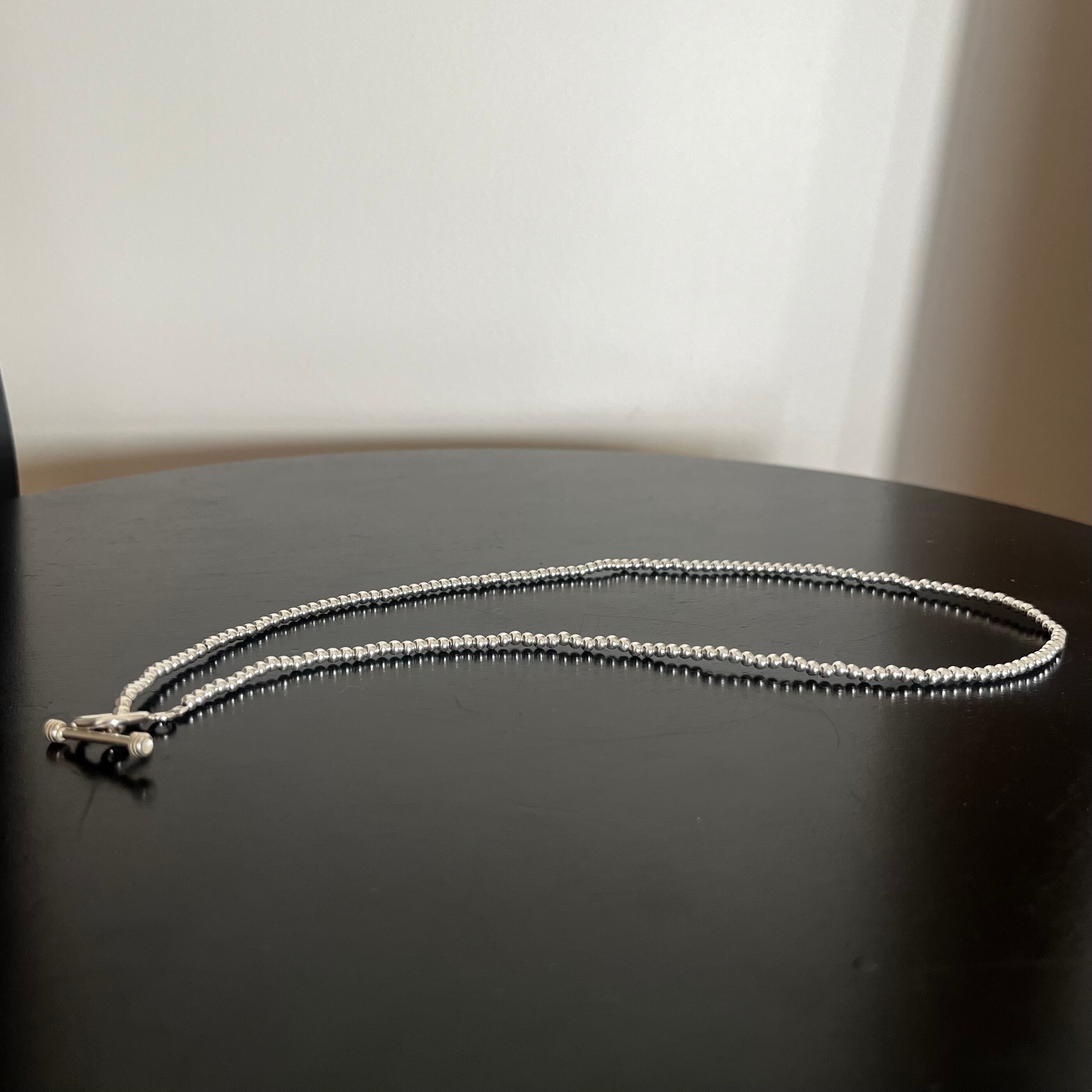 50cm Small ball necklace BASENOTES シルバー daeda48954d1bd7aa04b759bbf6aa2