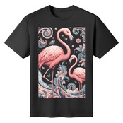 Women's Cotton Front & Back Printing T Shirt Paisley 4523