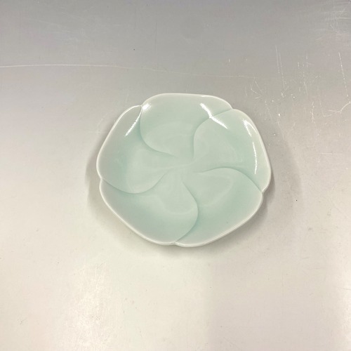 【中尾純】青白磁花小皿