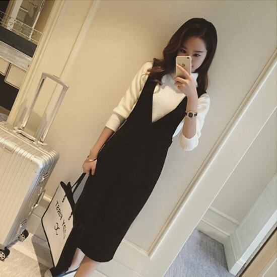 ワンピース レディース セットアップ 秋冬 長袖 Vネック ワンピース レディース 秋 冬 きれいめ 膝丈ワンピースセットアップ上品 代 30代 40代 レディースファッション Kir 30