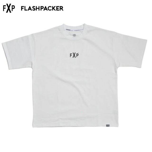 フラッシュパッカー Tシャツ 半袖 ヘビーウェイト FLASH PACKER XT-SIM ヘビーオンス TEE WHITE