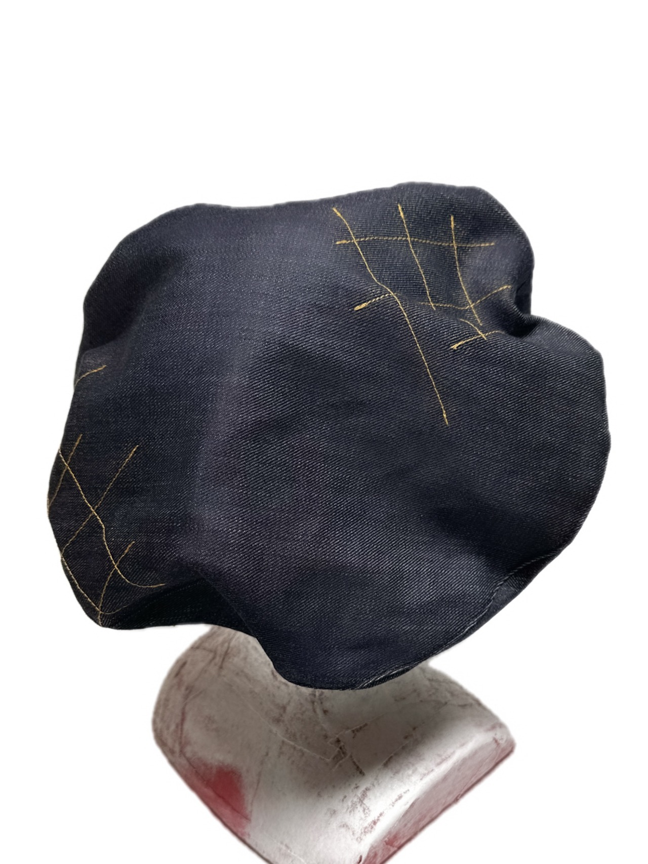 UNFINISHED 岡山デニムベレー帽25040