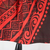 フラダンス 衣装 パウスカート レッド系 シングル フラ ダンス 花柄 モンステラ柄 カヒコ柄 赤 黒 白 鮮やか 華やか レッスン 練習 ダンス衣装 ハワイアンプリント ブラック系 ホワイト系 フラ衣装 可愛い ダンスウエア アロハプリント