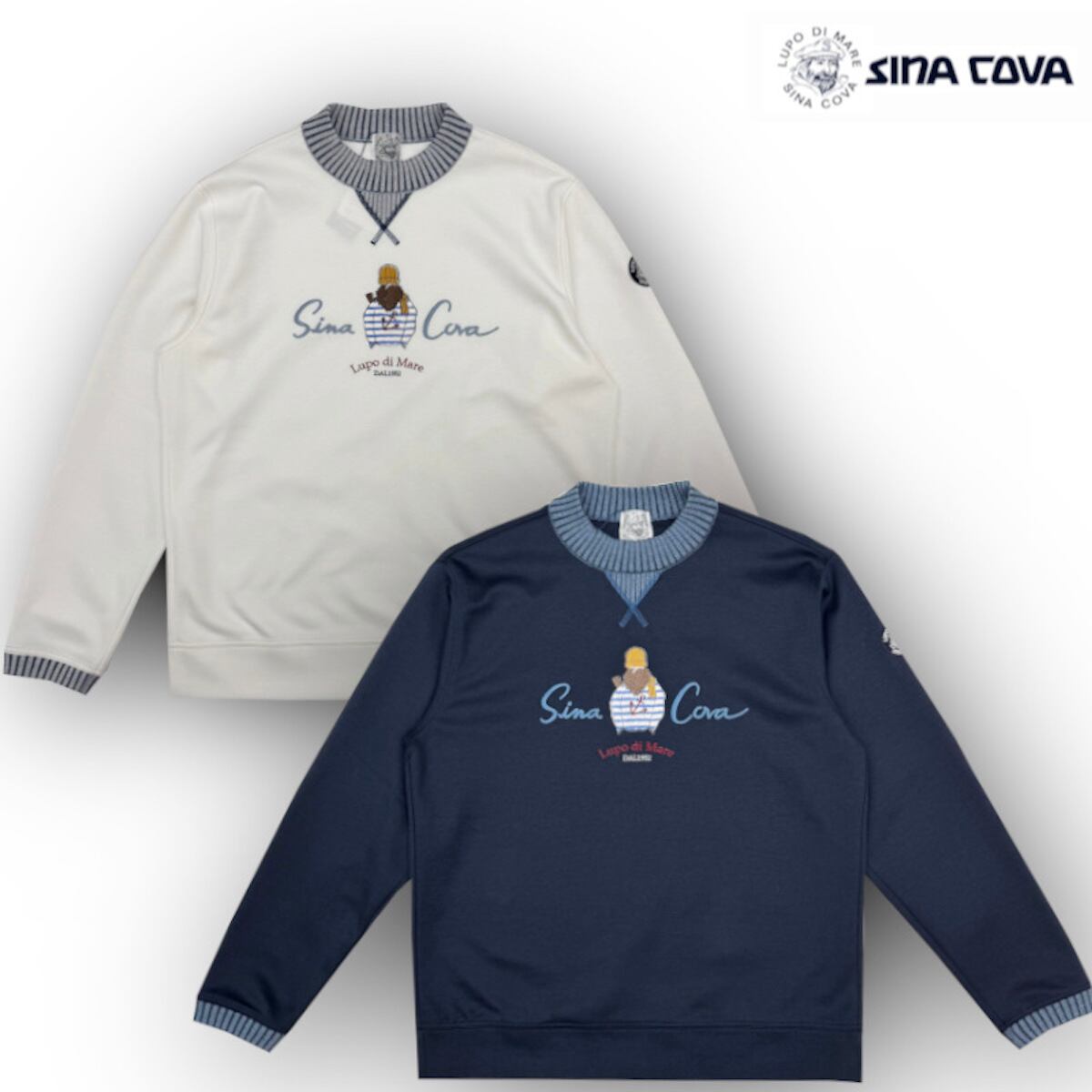 モックネック トレーナー シナコバ SINACOVA 25 秋冬 AW 新作 Lサイズ