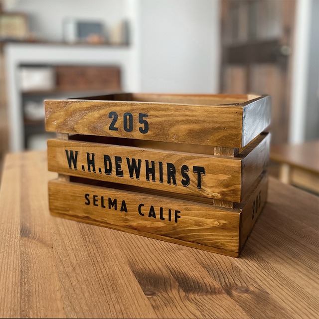 【 完売 】オールドパインコンテナボックス 収納 木 箱 ガレージボックス