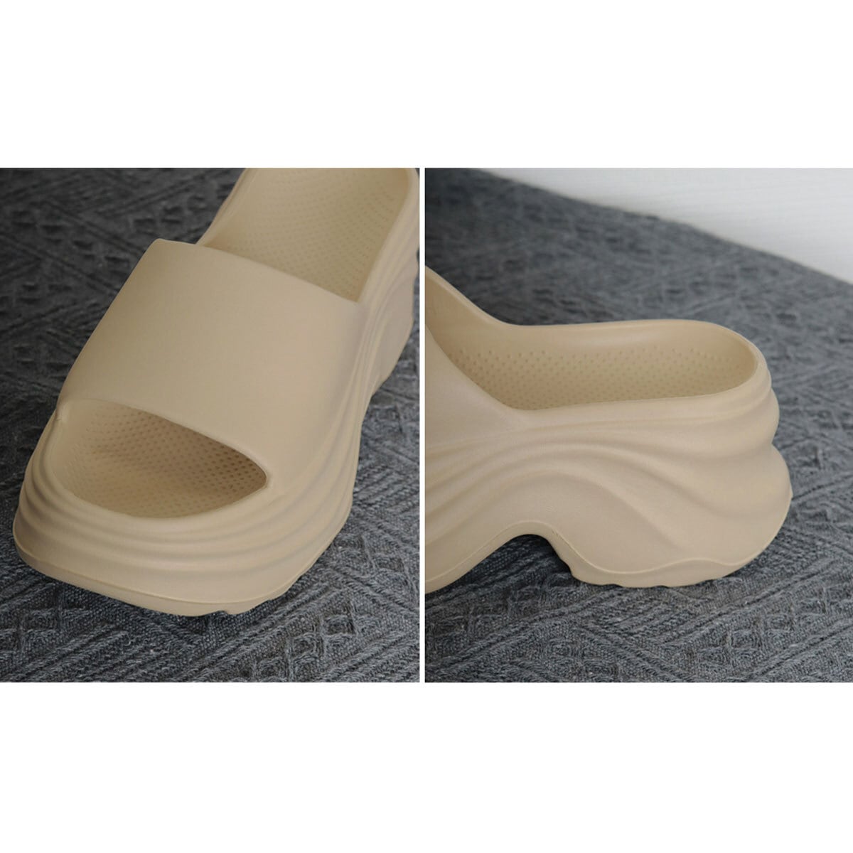 厚底 サンダル 室内 室外 ビーチサンダル レディース 春夏 韓国 7cmヒール 大人 きれいめ シンプル ルームスリッパ カジュアル 疲れにくい 履きやすい 歩きやすい 軽量 大人可愛い 大人女子