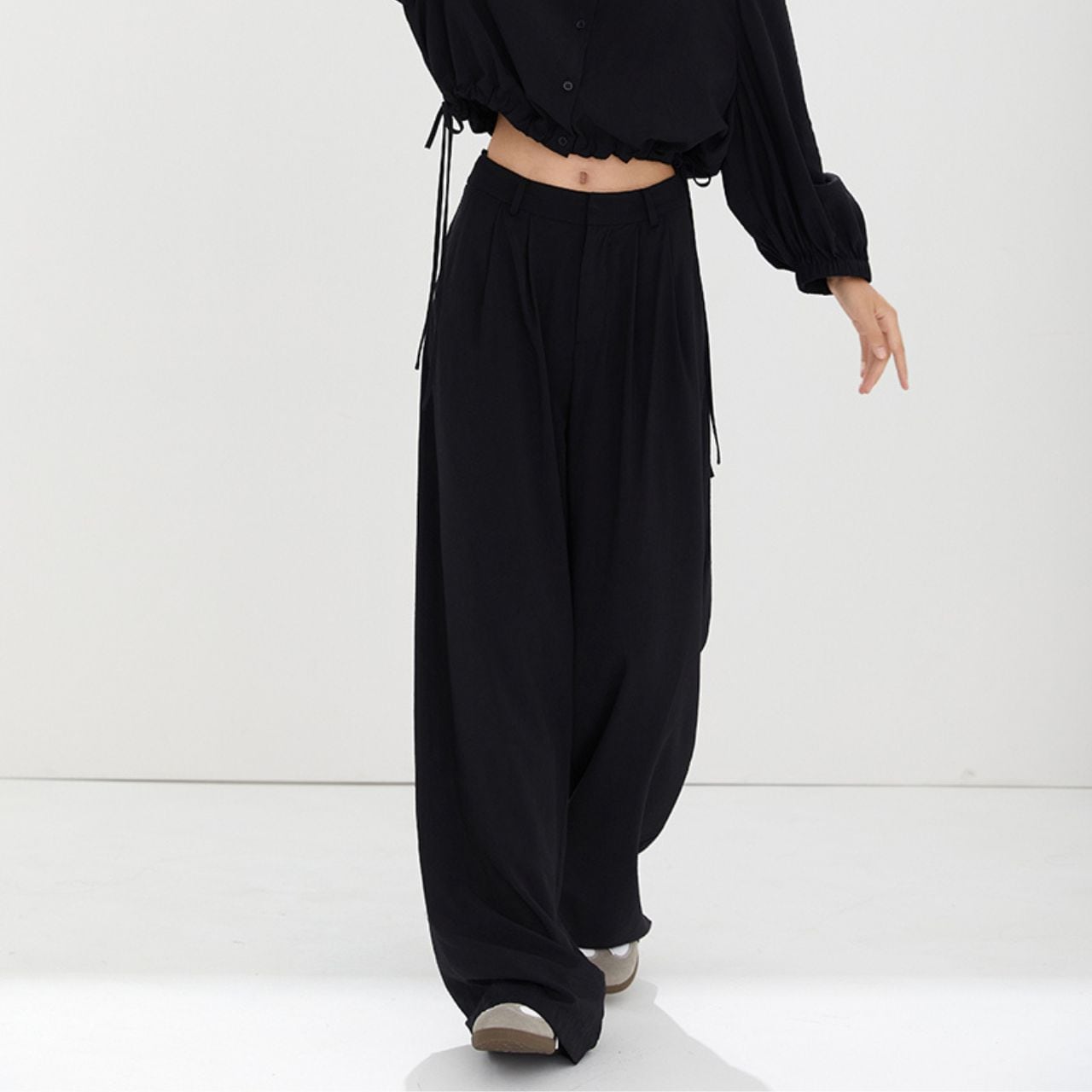 リラックスイージーワイドパンツ 00468