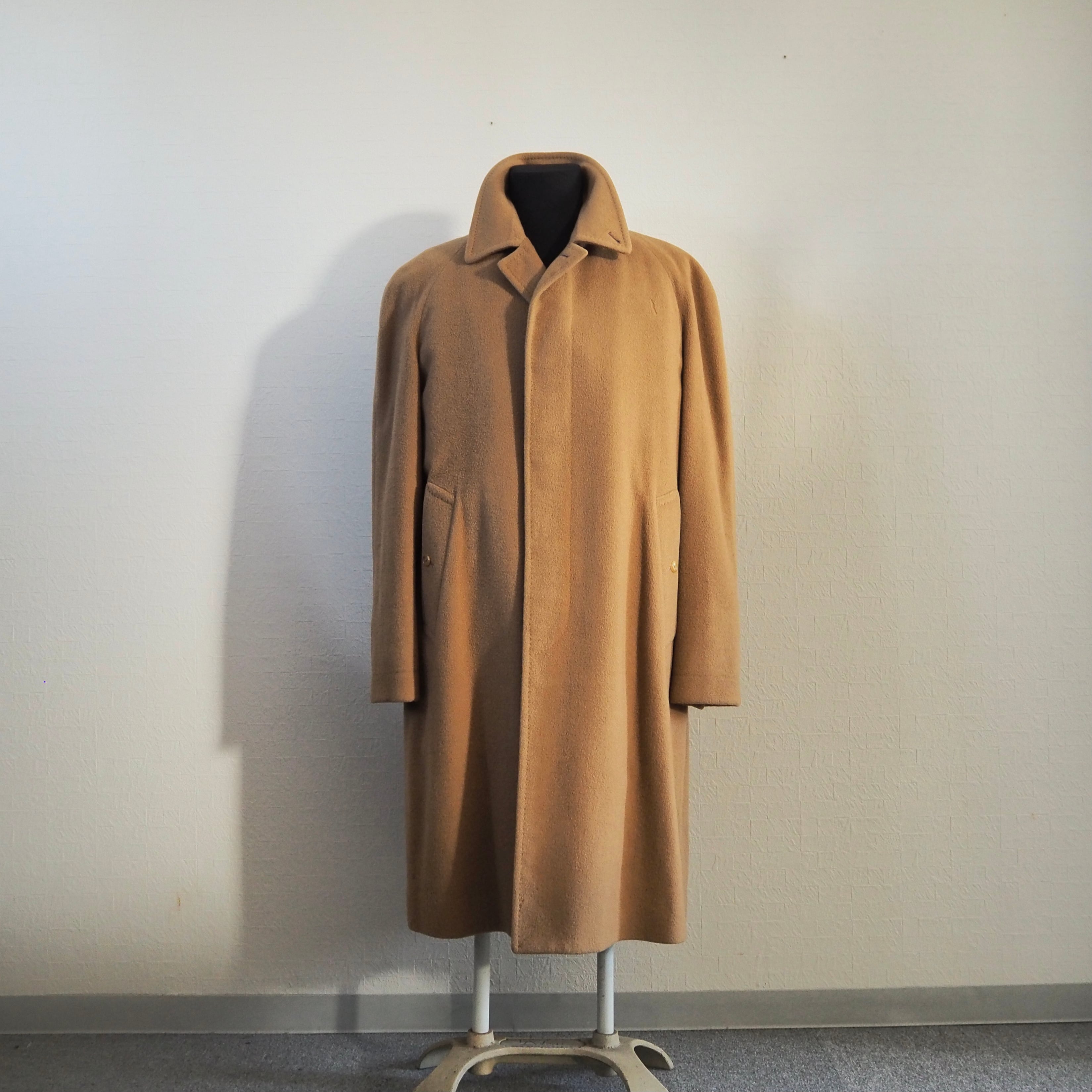 90s Burberrys cashmere balmacaan coat-