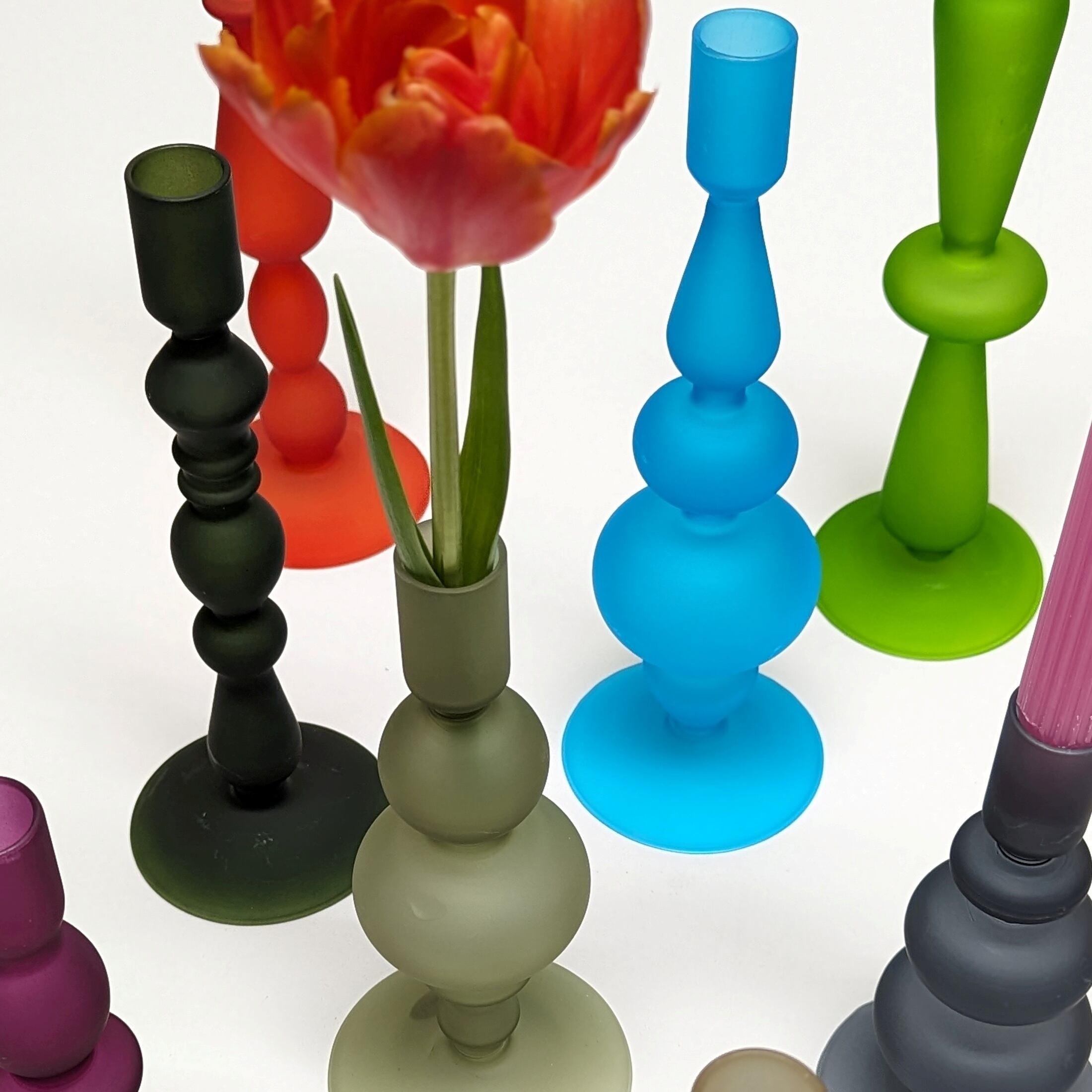 GLASS STAND VASE (S) BamBooks the Heritage