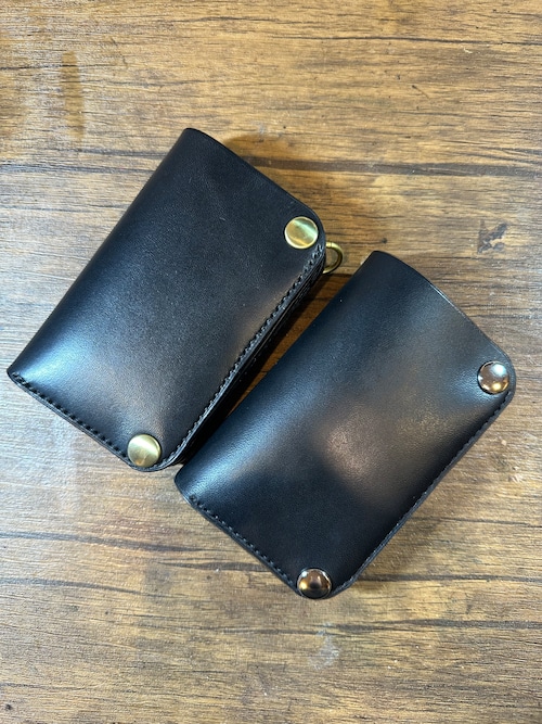 『受注製作』WK-06S カード段縦型 クロムエクセル ミドルトラッカーウォレット マグキングスタンプあり