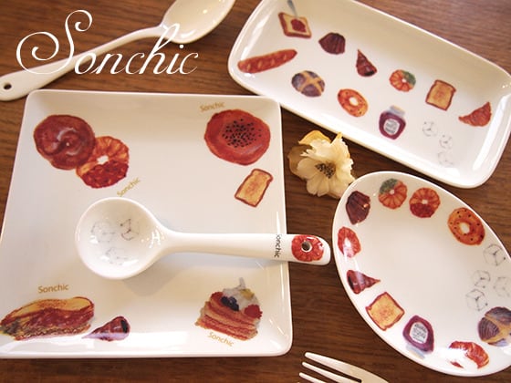 BAKERY ベーカリー パン転写紙 A3（ポーセリンアート転写紙