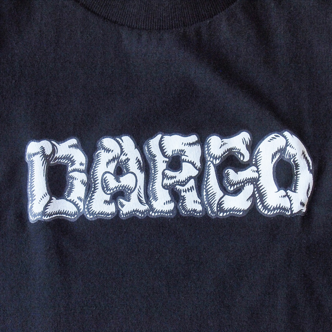 【キッズ】【DARGO】"BONES LOGO" Kids T-shirt（BLACK）