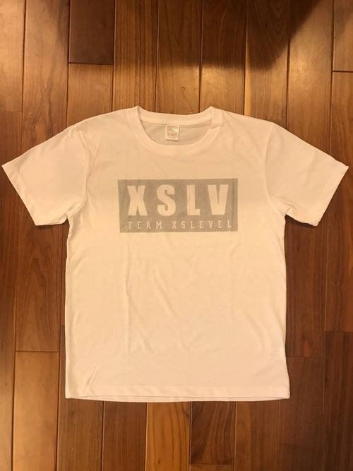 4周年記念XSLEVELオリジナルTシャツ (LevelGear White)