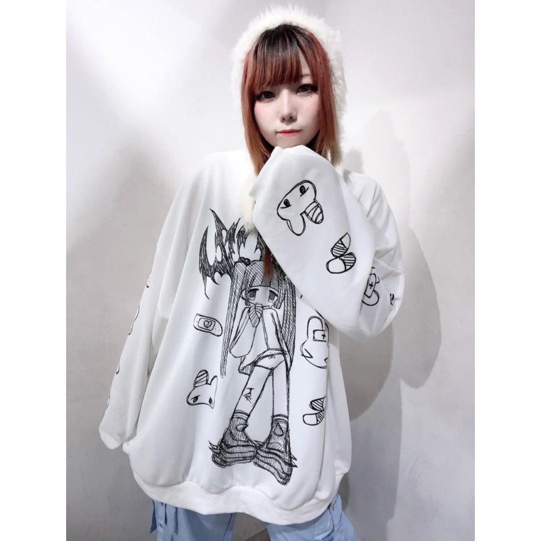 11/13新着】落書きGIRLスウェット | VOLCAN&APHRODITE