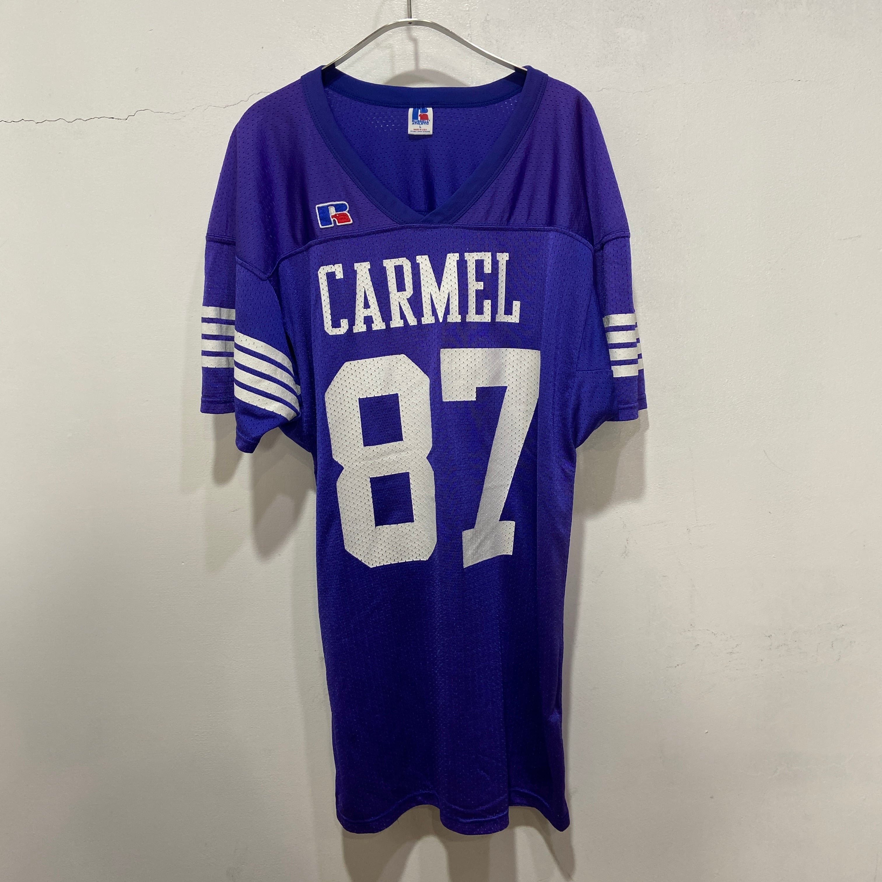 80s 90s USA製 RUSSELL メッシュゲームシャツ パープル L | 古着 80s 90s USA製 RUSSELL メッシュゲームシャツ パープル L | 古着