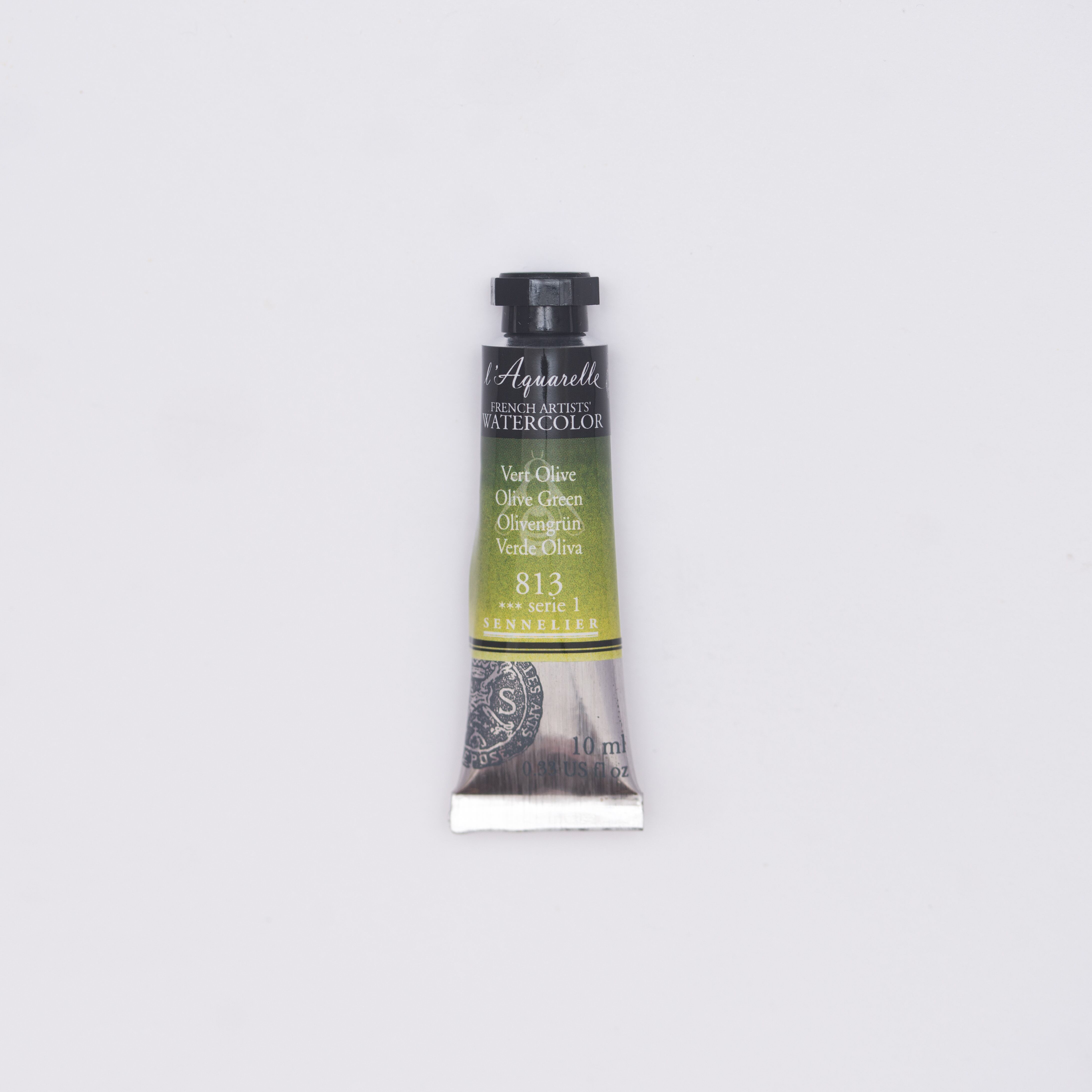 セヌリエWC 813 オリーブ・グリーン 透明水彩絵具 チューブ10ml Ｓ1