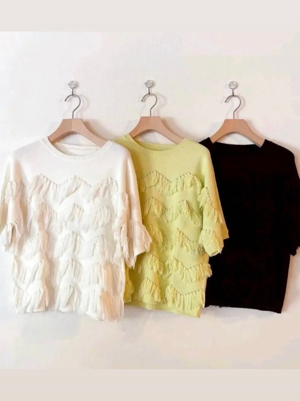 【送料無料】RILATO(リラート) フリンジPO プルオーバ ニット 大人女子 大人カジュアル 手洗い可能 R26117