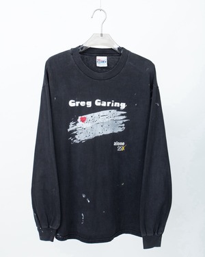 good fade print L/S T-shirt
