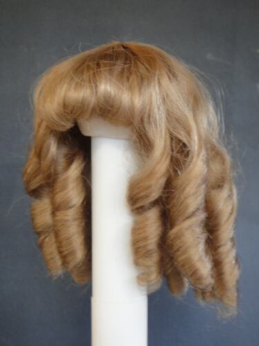 ビスクドール用モヘア100%ウィッグ、ブロンド、10〜11サイズ