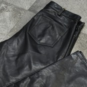 GAP straight fIt leather pants