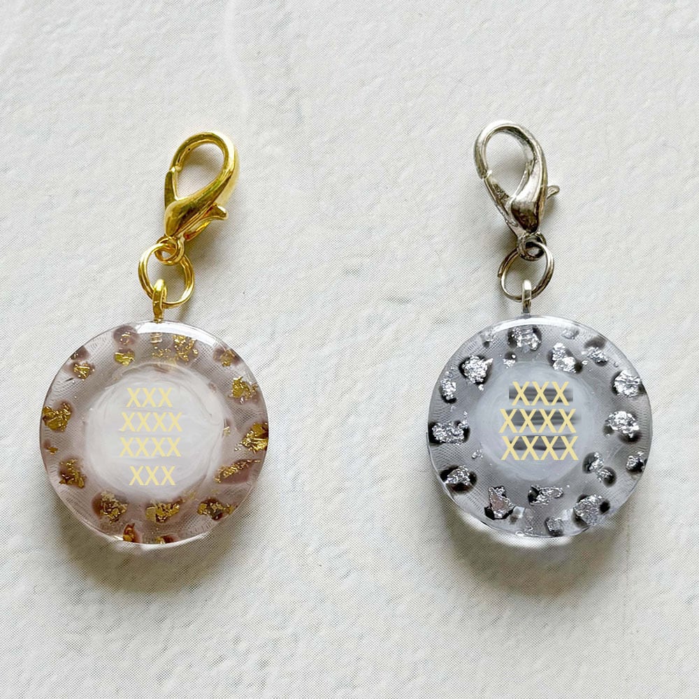 迷子札 Mサイズ【名入れ 両面 カスタマイズ】ネームタグ ペット タグ