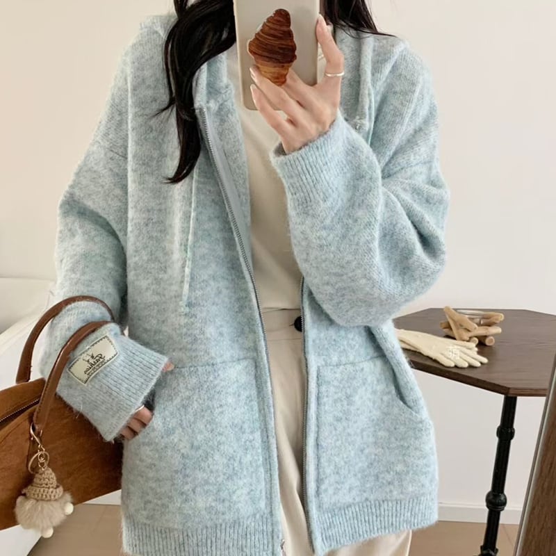 【outer】Wジップカーディガン Q6582