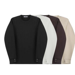 袖2スナップロングTシャツ　1215