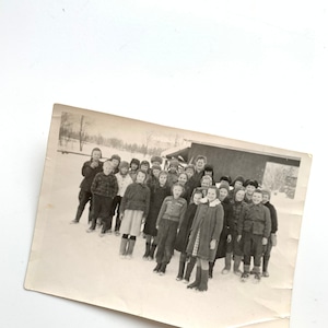 Vintage Photo / One winter day