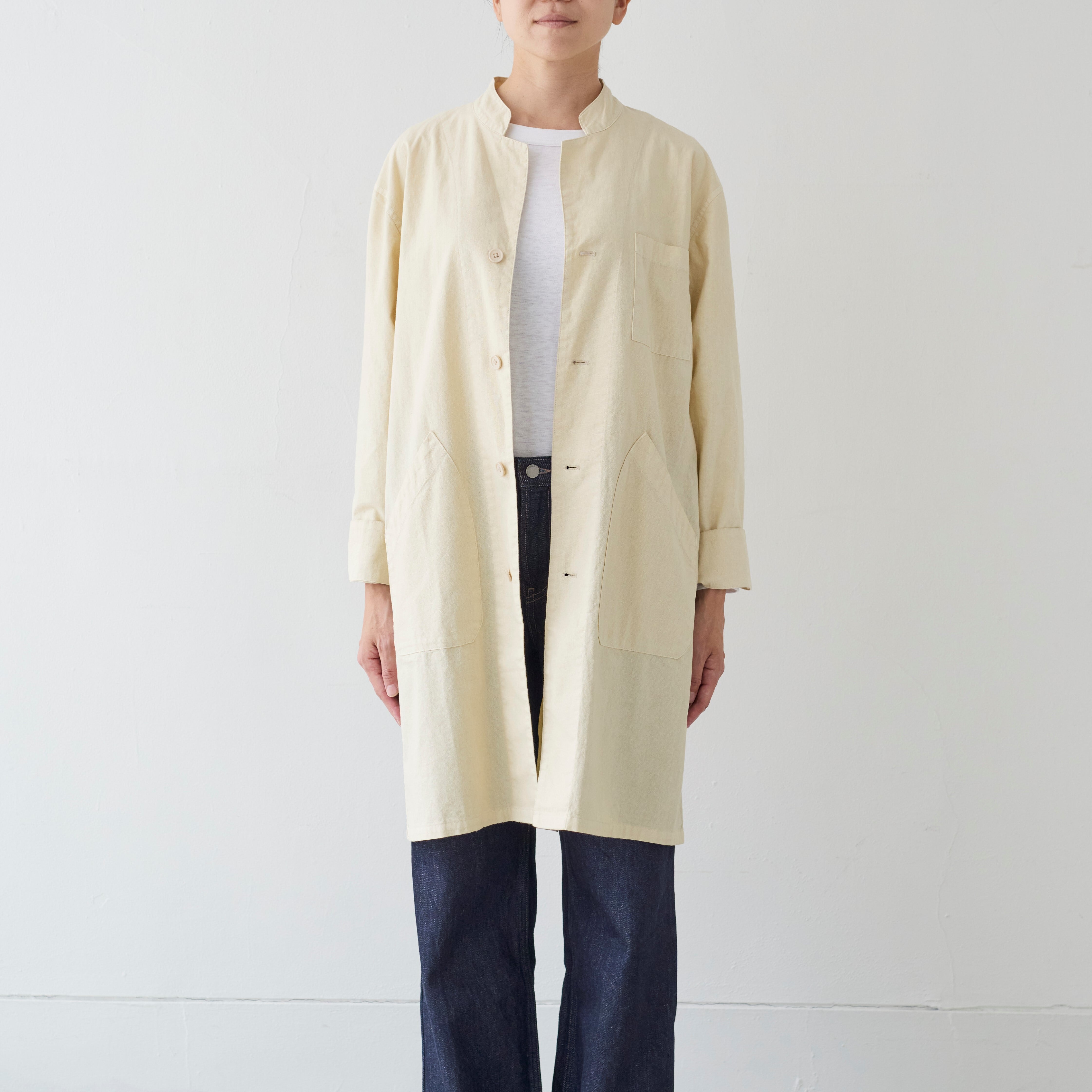 アトリエコート エクリュ / atelier coat ecru | SUUNY LOCATION