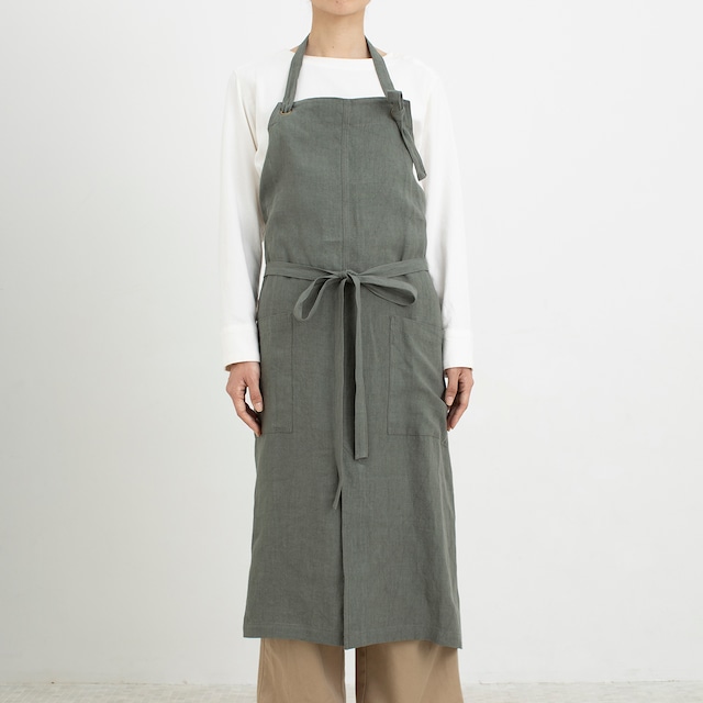 WAKU − 2WAY SLIT APRON（カーキ・ブラウン・レンガ）