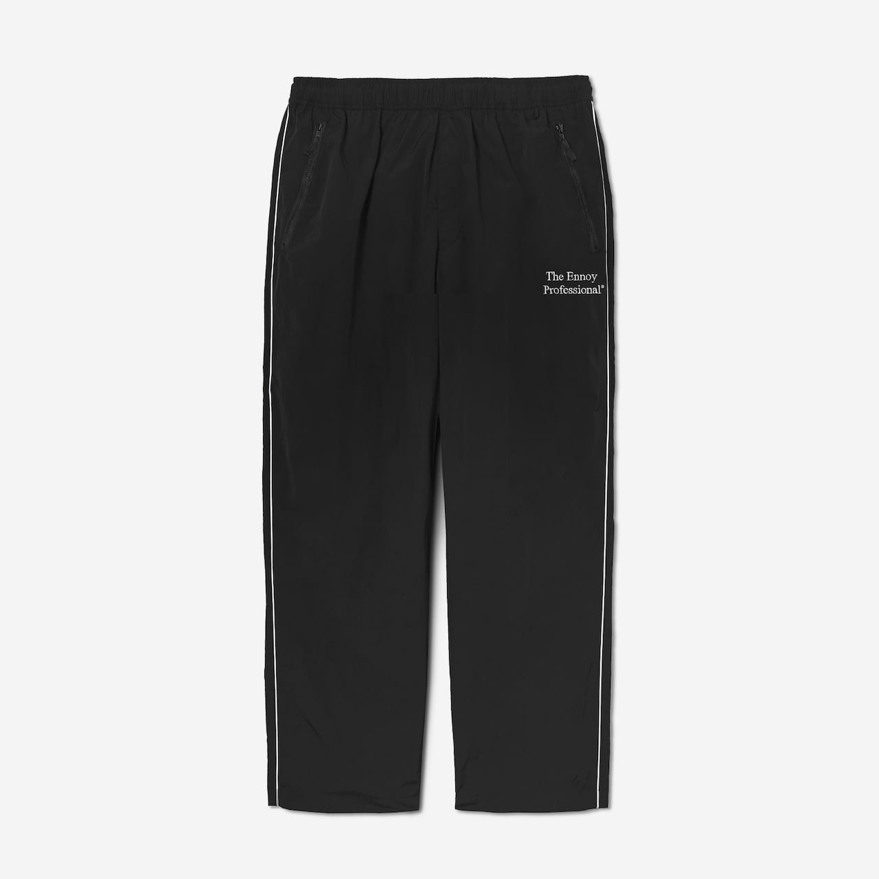 SET UP】ENNOYとスタイリスト私物 PIPING NYLON TRACK SUIT (BLACK x