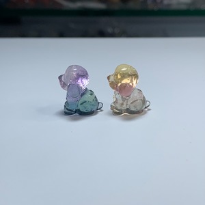 6.ペア☆可愛いフローライト･トイプードル