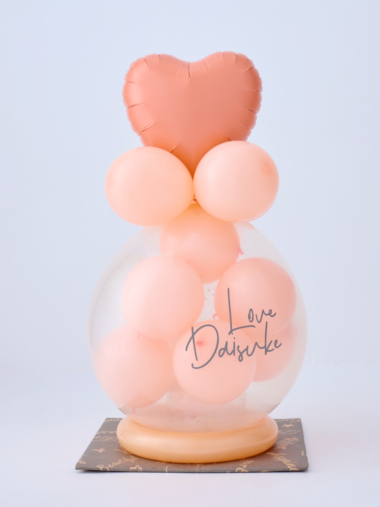 バルーンラッピング POPPING BALLOON オレンジ