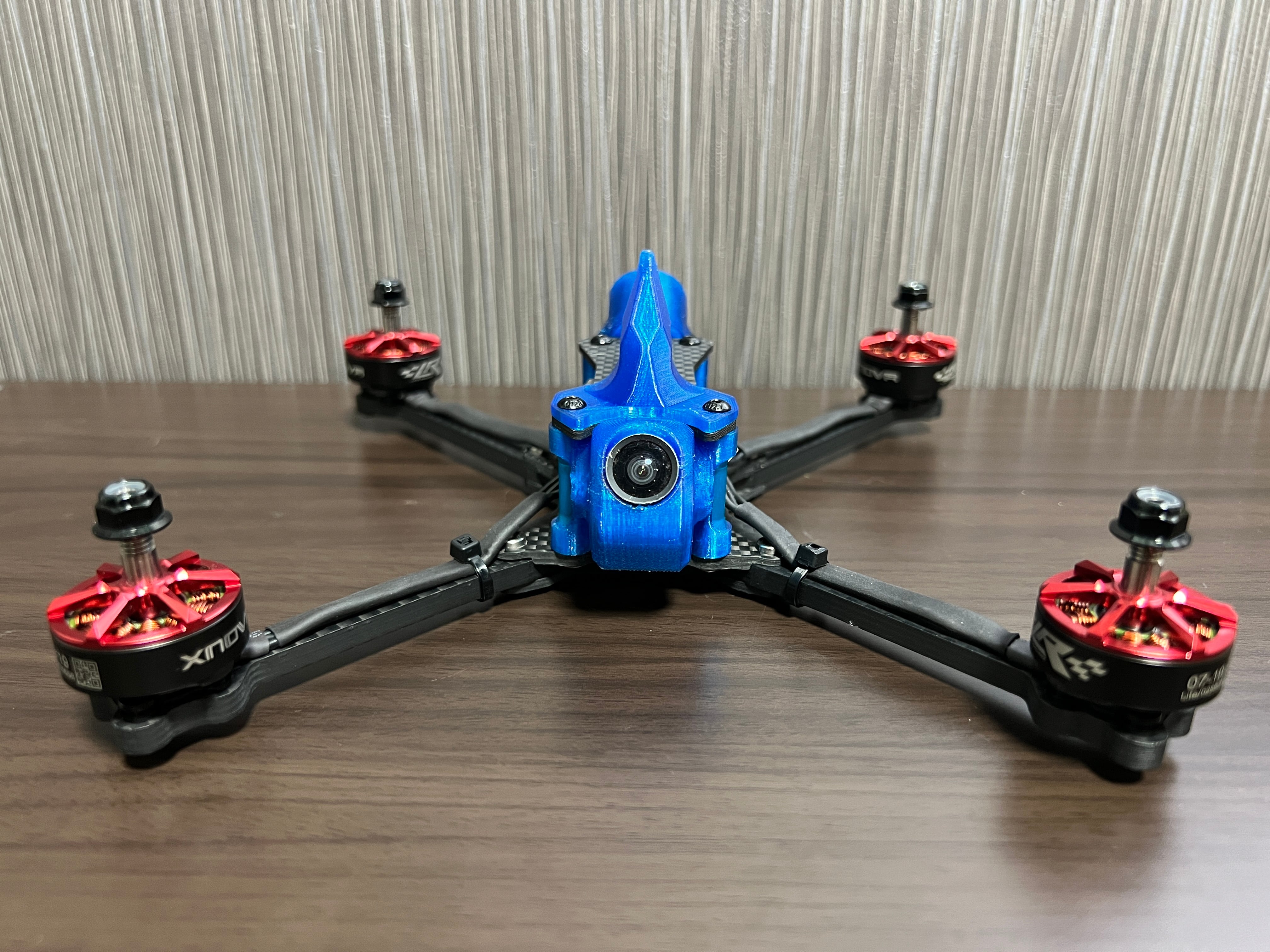 完成機⑤】さめぇドローン＠レース6S仕様_ブルー | 【FPVドローン